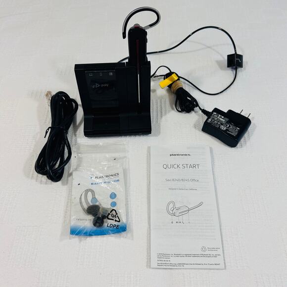 Plantronics Savi 8240 Office-Wireless DECT In EarMono Headset Used - Picture 2 of 12